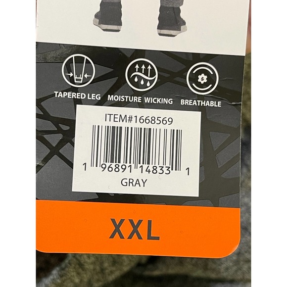 Spyder Active Mens XXL Gray Performance Jogger Sweat Pants New with $98 Tags - Picture 11 of 12